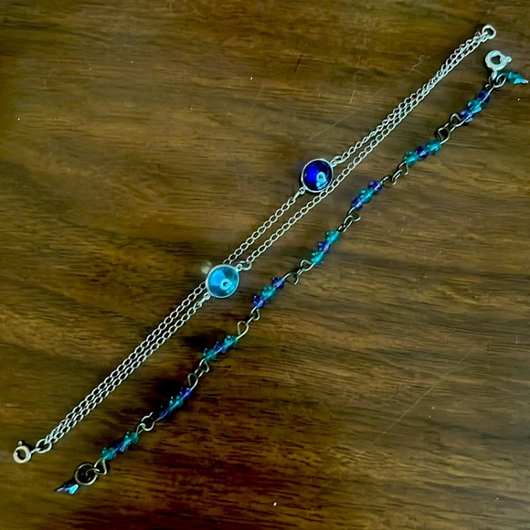 Bundle for 50% off! - Set of 2 handmade layering bracelets - Picture 1 of 2